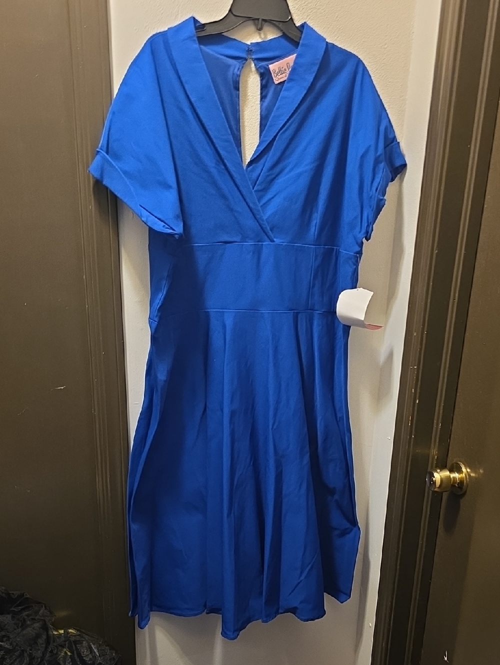 Bettie Page Royal Blue Vintage Look Pin-up Style Dress. NWT